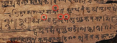 Bakshali-Manuskript